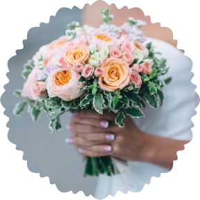 Букет невесты от цветочного салона Sunjardin